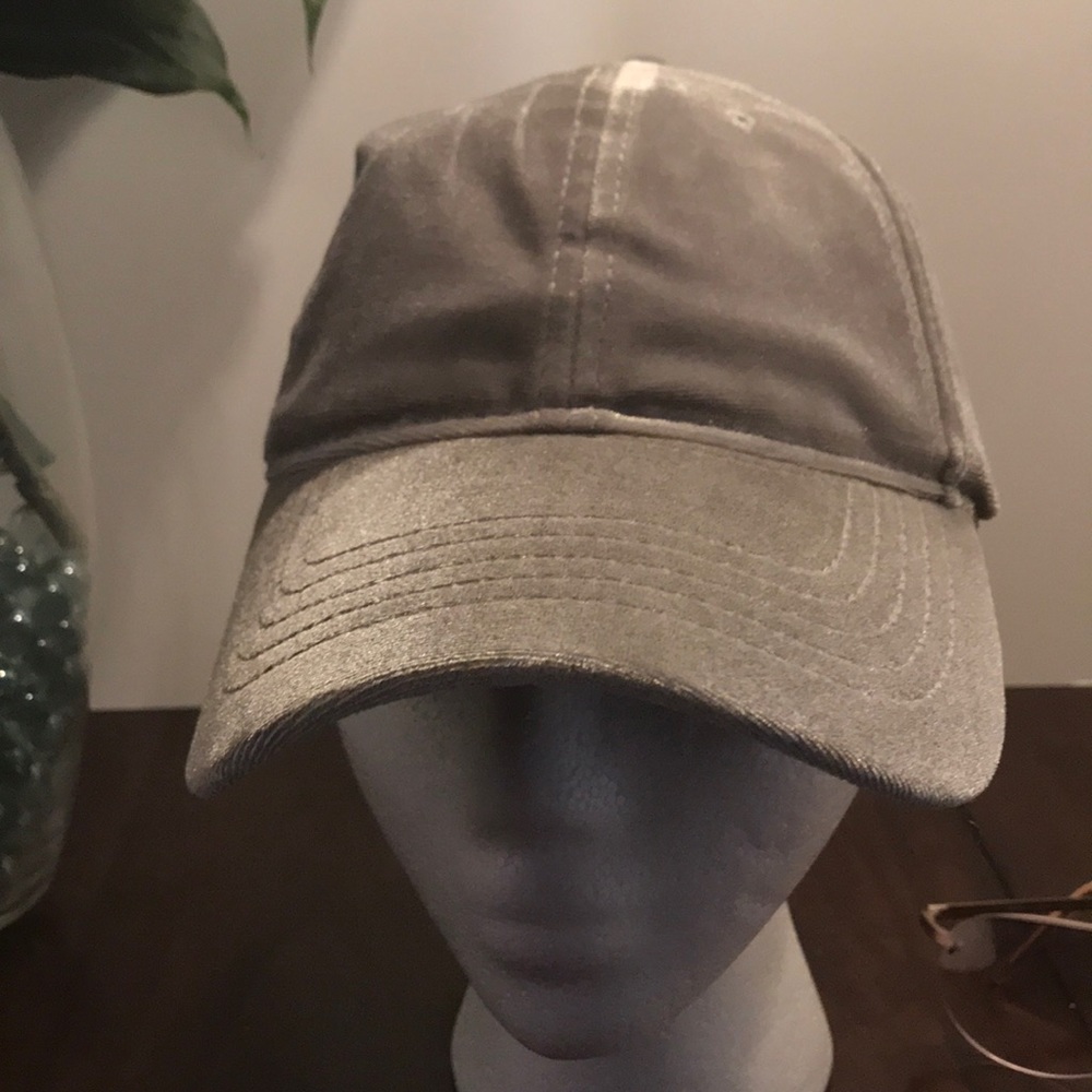 Gray faux Suede women’s Cap